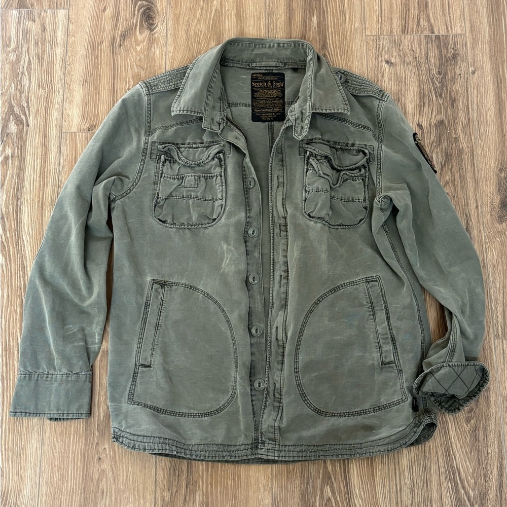 Scotch & Soda Olive Green Jacket